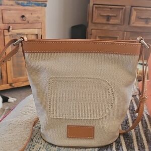 Bob Ore Blue Collection Canvas Crossbody/Shoulder Bucket Bag 👜